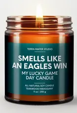 Terra Mater Studio LLC Smells Like an Eagles Win Game Day Candle 16oz.