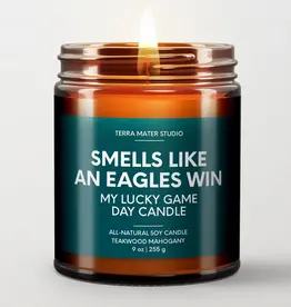 Terra Mater Studio LLC Smells Like an Eagles Win Game Day Candle 16oz.