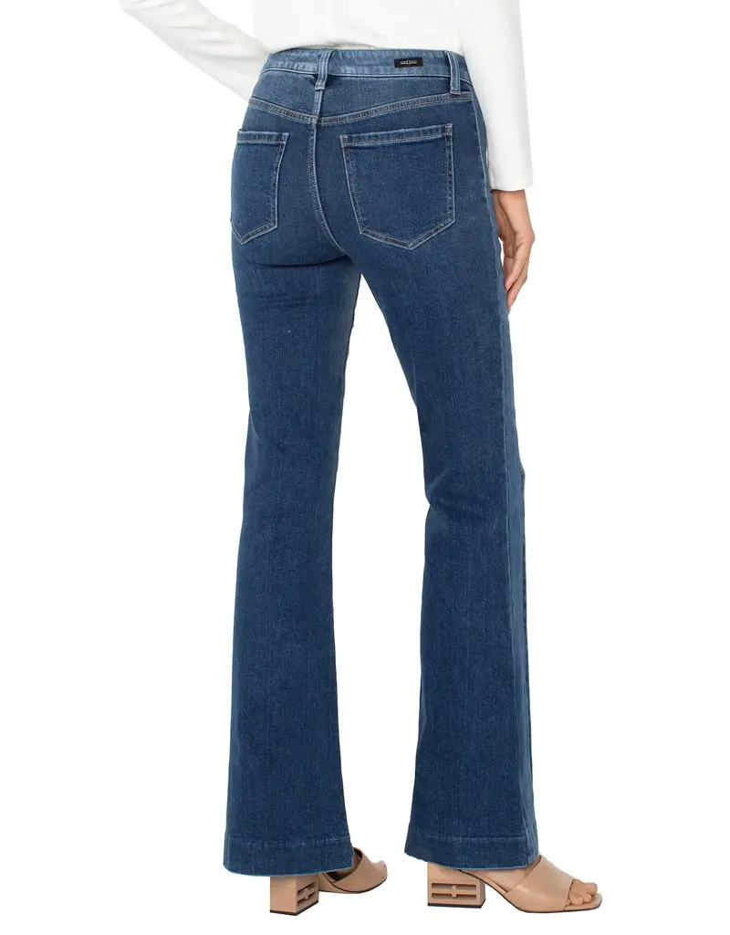 Liverpool Hannah Flare With Blocking Details Jeans