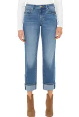 Liverpool Marley Girlfriend Cuffed Jeans