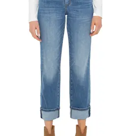 Liverpool Marley Girlfriend Cuffed Jeans