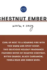 Capri Blue 19 oz. Chestnut Embers Holiday Mercury Signature Jar
