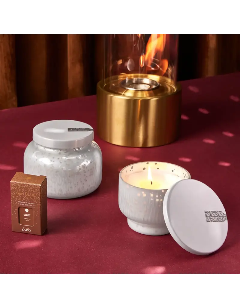 Capri Blue 19 oz. Chestnut Embers Holiday Mercury Signature Jar