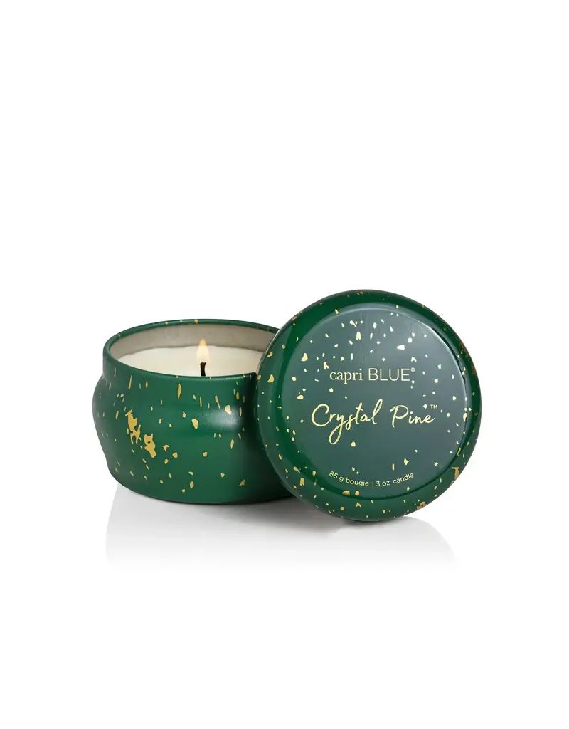 Capri Blue 3 oz. Crystal Pine Glimmer Mini Tin
