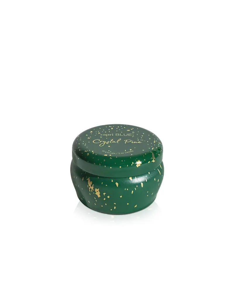 Capri Blue 3 oz. Crystal Pine Glimmer Mini Tin