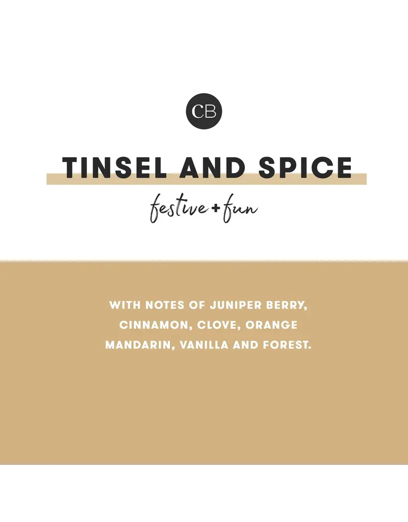 Capri Blue 19 oz. Pattern Play Tinsel & Spice
