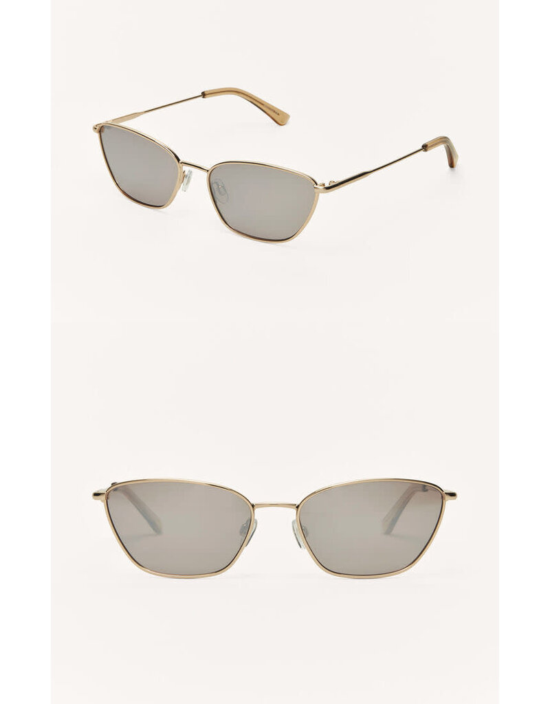 Z Supply Catwalk Gold- Bronze Polarized Sunglasses