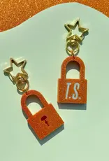 gees jewelry Life of a Showgirl Lock Keychain