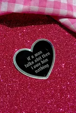 gees jewelry If a Man Talks Shit Sticker