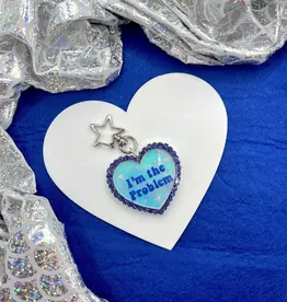 gees jewelry I'm the Problem Keychain