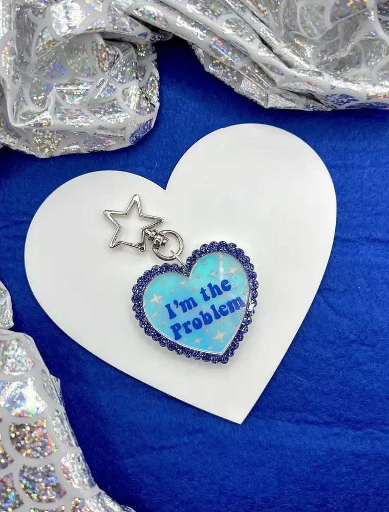 gees jewelry I'm the Problem Keychain