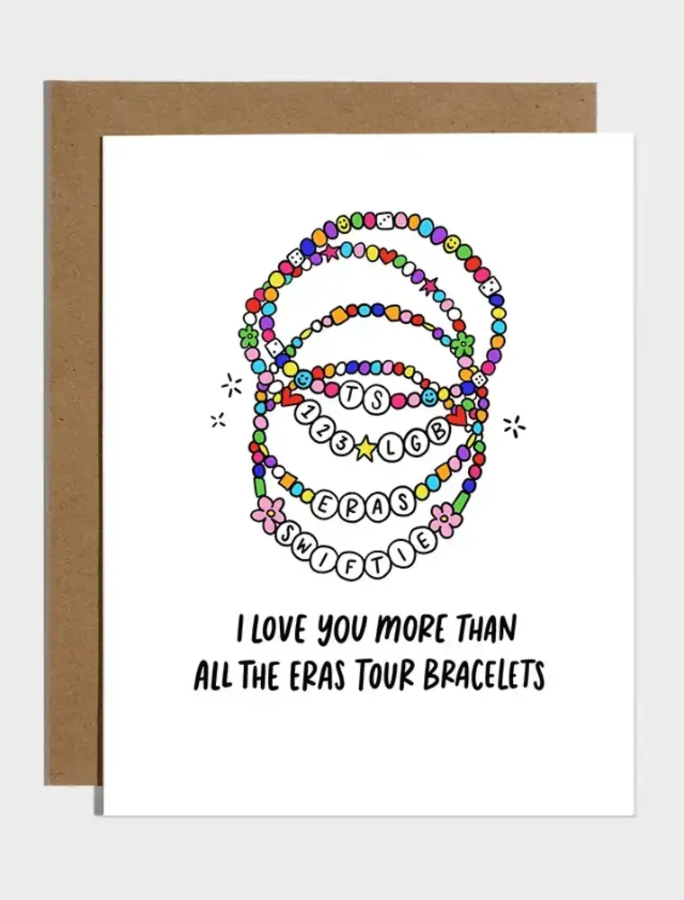 brittany paige Eras Friendship Bracelets Card