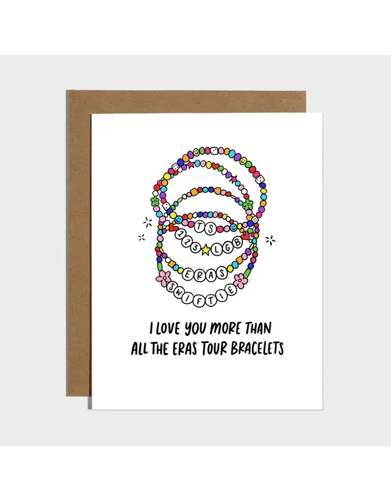 brittany paige Eras Friendship Bracelets Card