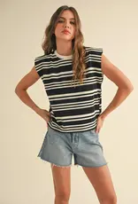 miou muse The Sophie Striped Tee