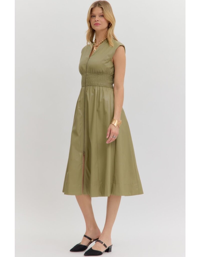 Entro The Elmsworth Pleather Dress