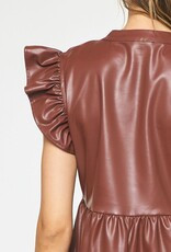 Entro The Dawnley Pleather Dress