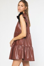 Entro The Dawnley Pleather Dress