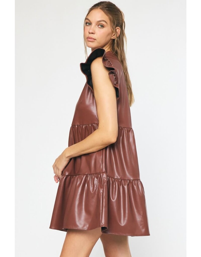 Entro The Dawnley Pleather Dress