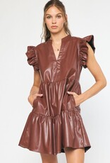 Entro The Dawnley Pleather Dress