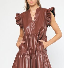 Entro The Dawnley Pleather Dress