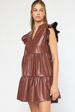 Entro The Dawnley Pleather Dress