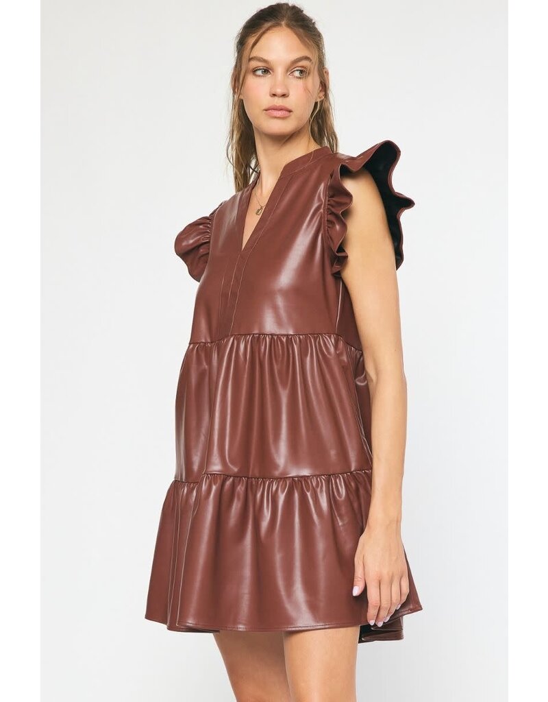 Entro The Dawnley Pleather Dress