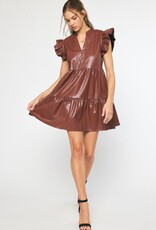 Entro The Dawnley Pleather Dress