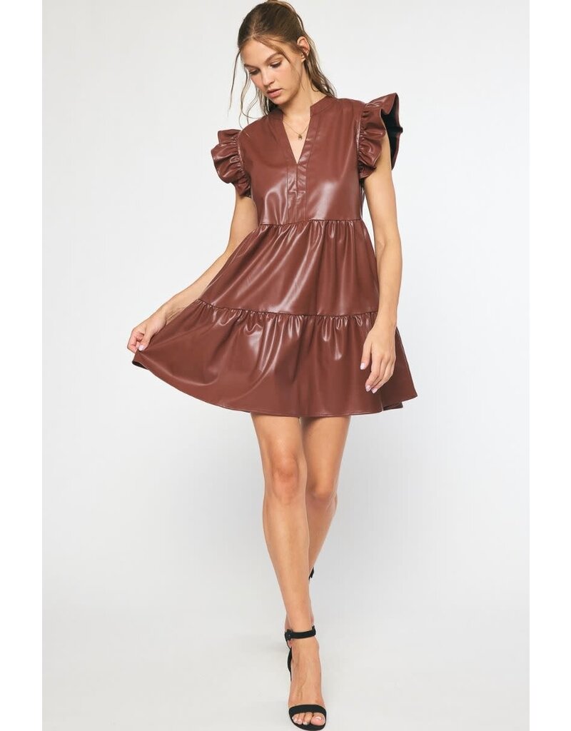 Entro The Dawnley Pleather Dress