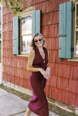 Skies are Blue Button Down Midi Dress