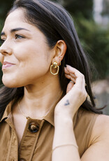 Kendra Scott Kai Open Frame Earring Gold