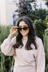 Z Supply Dayglow Polished Black- Brown Polarized Sunglasses