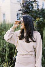 Z Supply Dayglow Polished Black- Brown Polarized Sunglasses