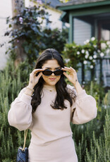 Z Supply Dayglow Polished Black- Brown Polarized Sunglasses