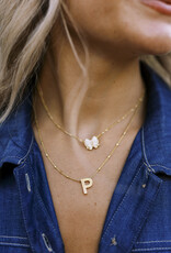 Kendra Scott Haley Bow Pendant Necklace Gold Ivory MOP Kendra Scott Haley Bow Pendant Necklace Gold Ivory MOP