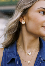 Kendra Scott Haley Bow Pendant Necklace Gold Ivory MOP Kendra Scott Haley Bow Pendant Necklace Gold Ivory MOP