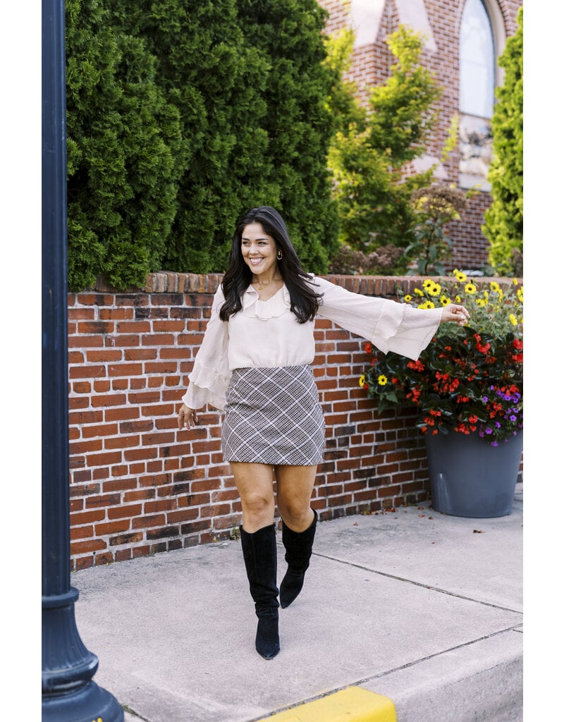 Sadie & Sage Soft Spirits Ruffled Bodysuit