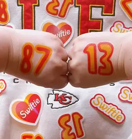Typo Lettering Co 13 & 87 Swiftie Temporary Tattoo 3 Piece Set