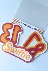 Typo Lettering Co 13 & 87 Swiftie Temporary Tattoo 3 Piece Set