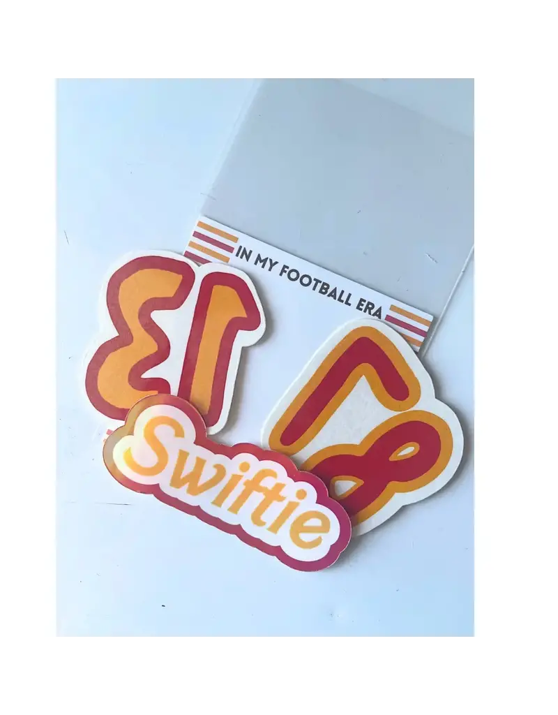 Typo Lettering Co 13 & 87 Swiftie Temporary Tattoo 3 Piece Set