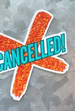 Typo Lettering Co Waterproof Cancelled Swiftie Sticker