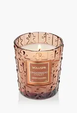 Voluspa 6.5 oz Classic Coconut Wax Candle Gingerbread Chalet