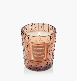 Voluspa 6.5 oz Classic Coconut Wax Candle Gingerbread Chalet
