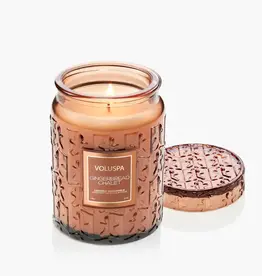 Voluspa 18 oz. Large Jar Coconut Wax Candle Gingerbread Chalet