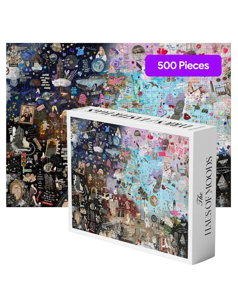 haus of moods Taylor Swift The Eras Tour Lyrics Puzzle 500 Piece Puzzle
