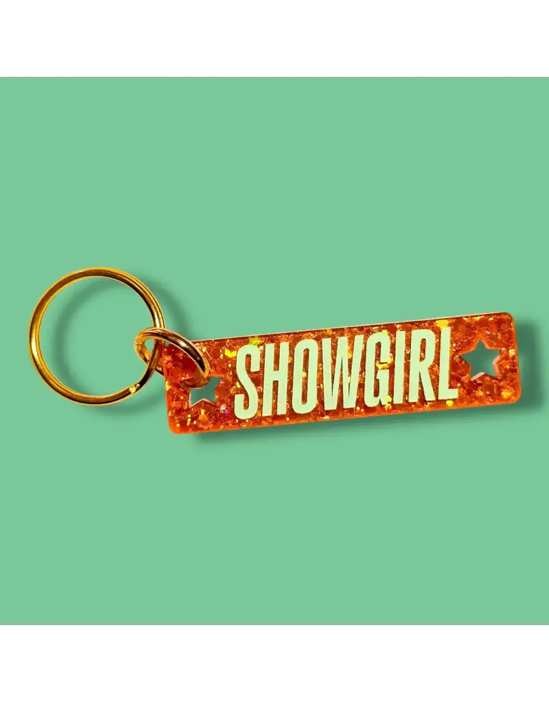 The Hissin Kitten Swiftie Showgirl Era Keychain