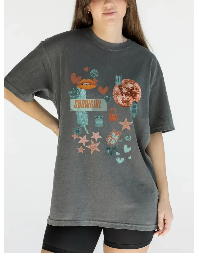 Girl Tribe Co. Life of a Showgirl Collage Tee