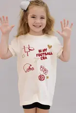 Girl Tribe Co. In my Football Era YOUTH Tee
