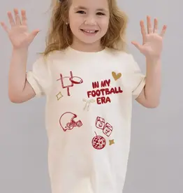 Girl Tribe Co. In my Football Era YOUTH Tee