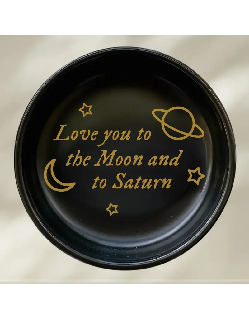 nearly june Love you to the Moon and to Saturn Trinket Dish