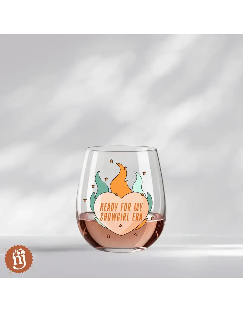 nearly june Ready for my Showgirl Era Stemless Wine Glass
